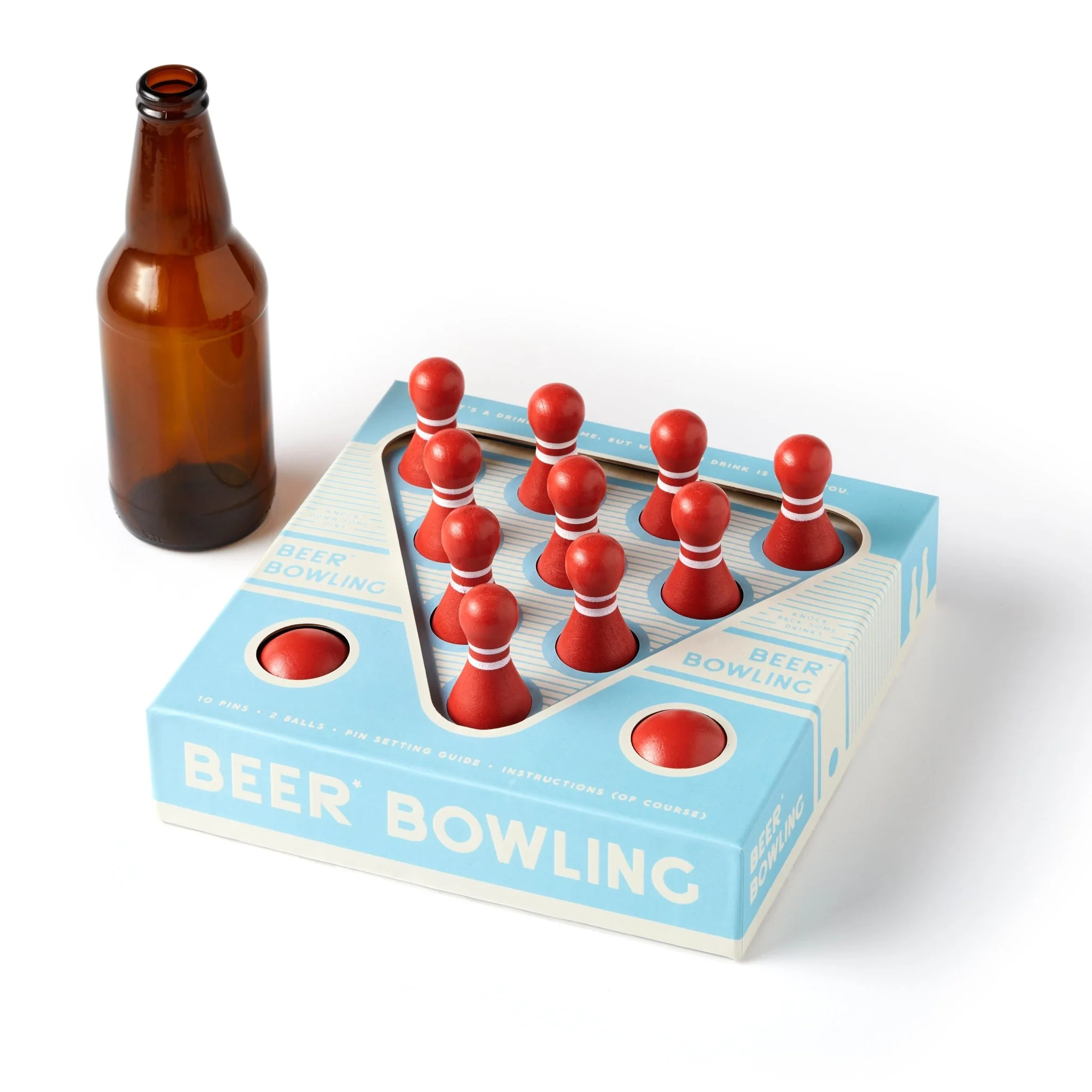 Beer Bowling Drinking Game Set - Image 4
