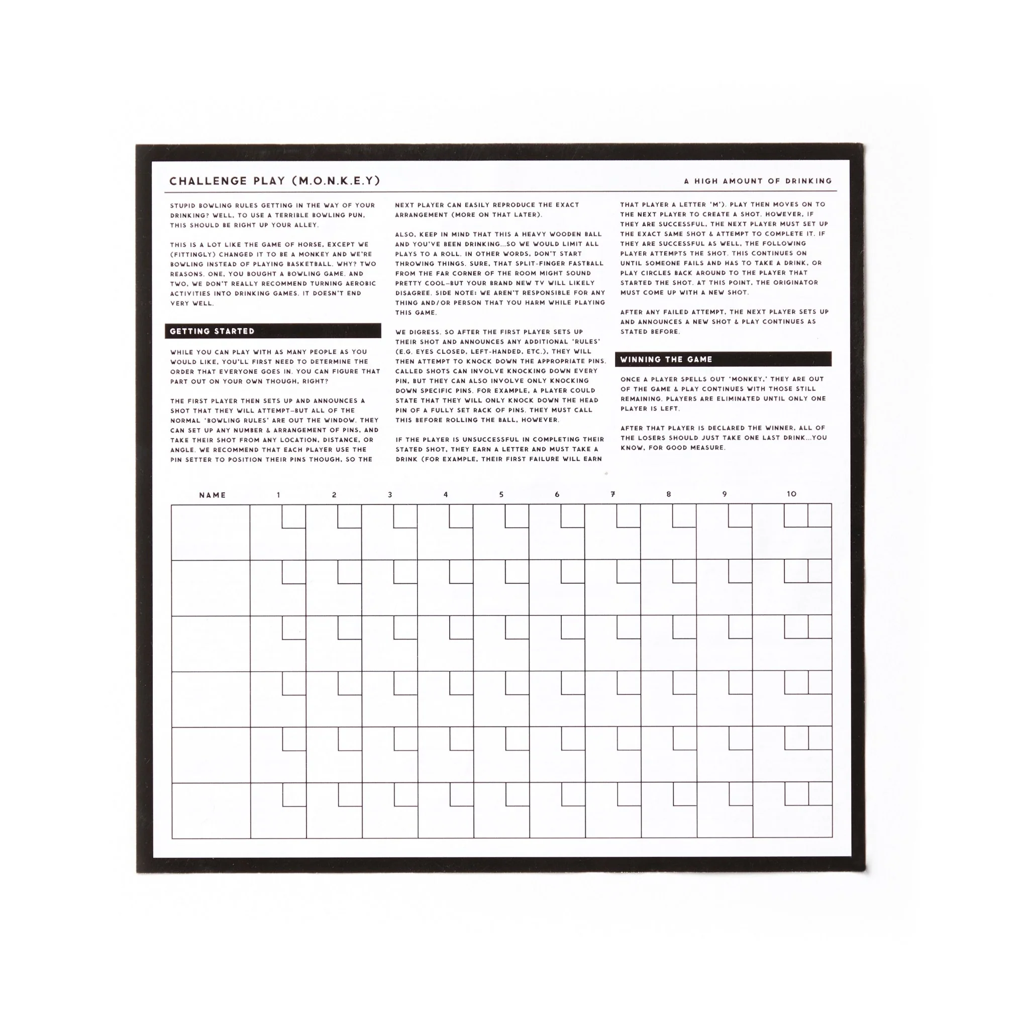 Beer Bowling Drinking Game Set - Image 6
