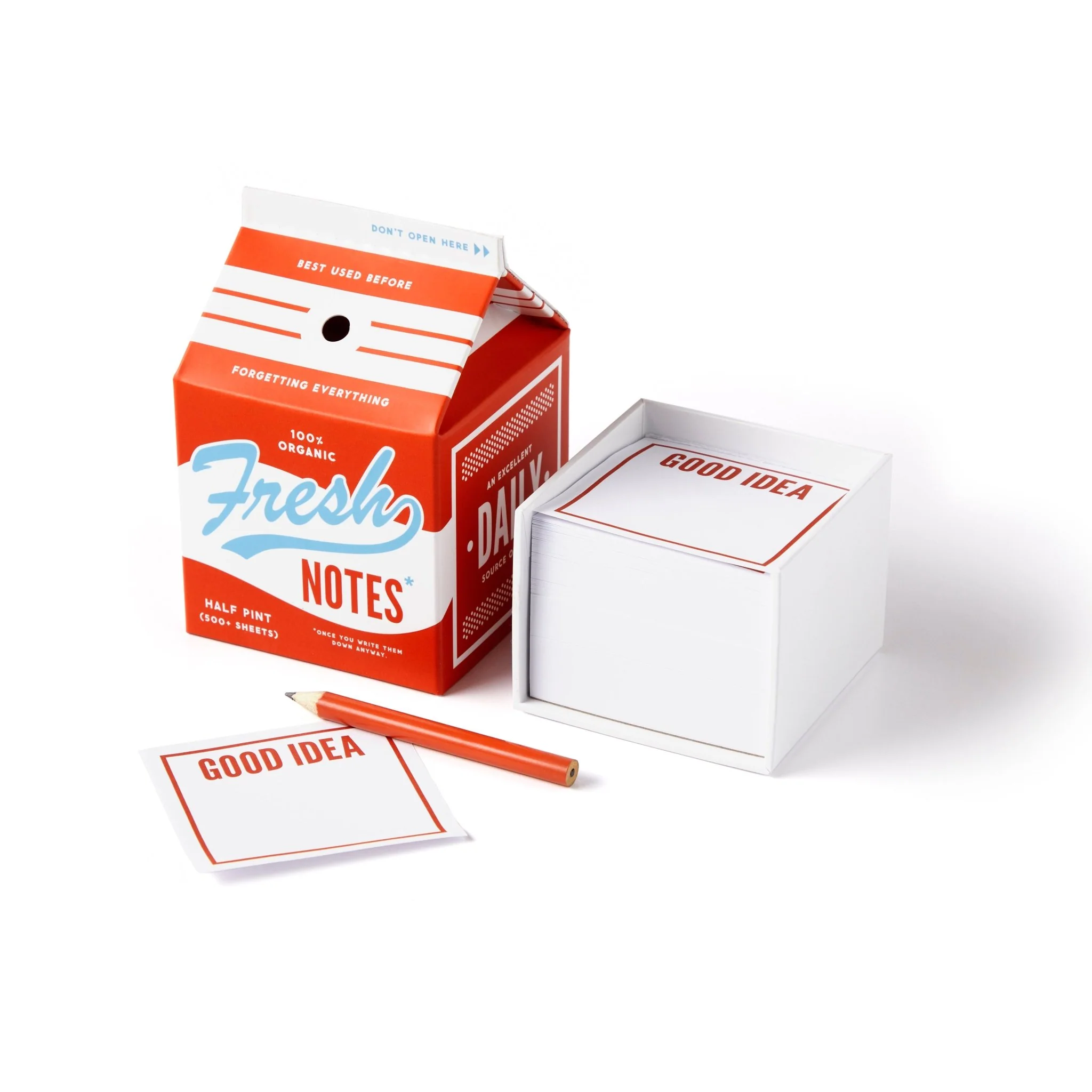 Fresh Ideas Milk Carton Note Set - Image 3