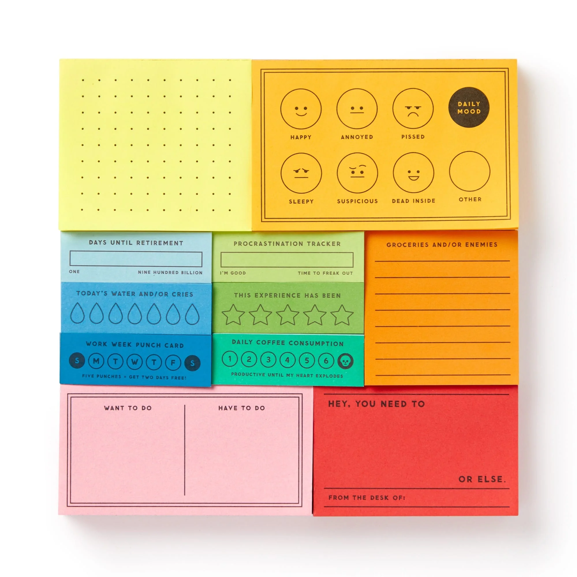 I've Got A Few Notes Tear-off Notepad Set - Image 4