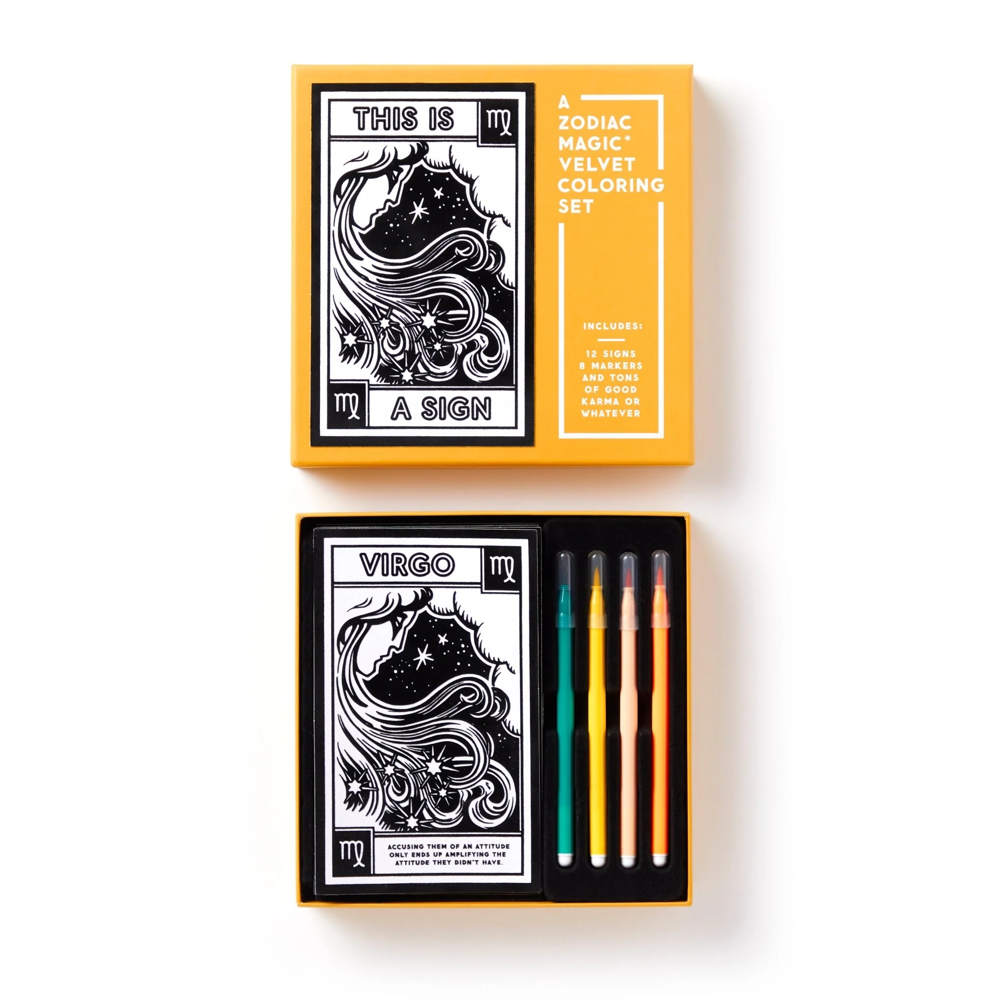 This Is A Sign Magic Velvet Zodiac Coloring Set - Image 3